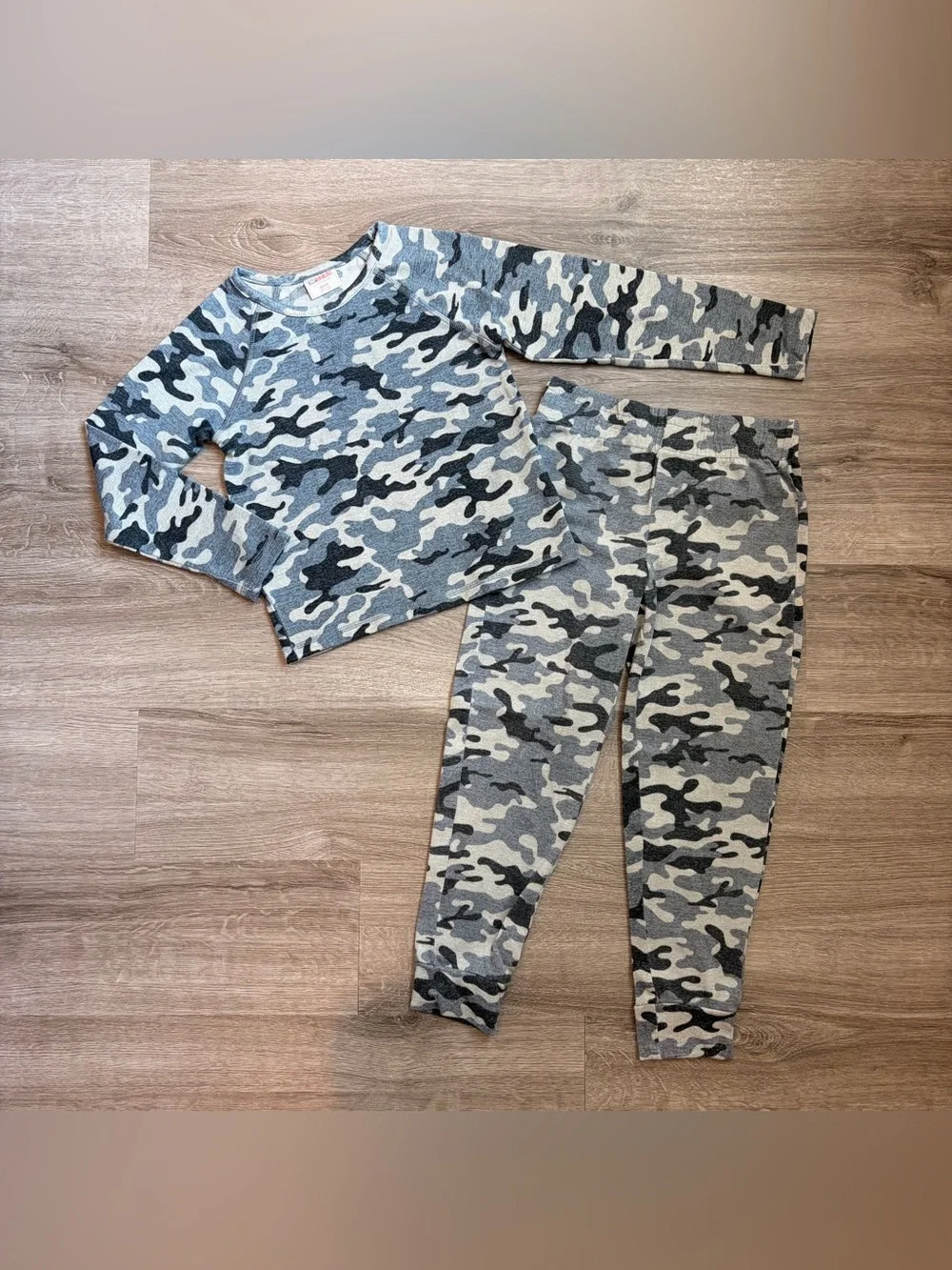 32 Degrees boys camo print pajama set